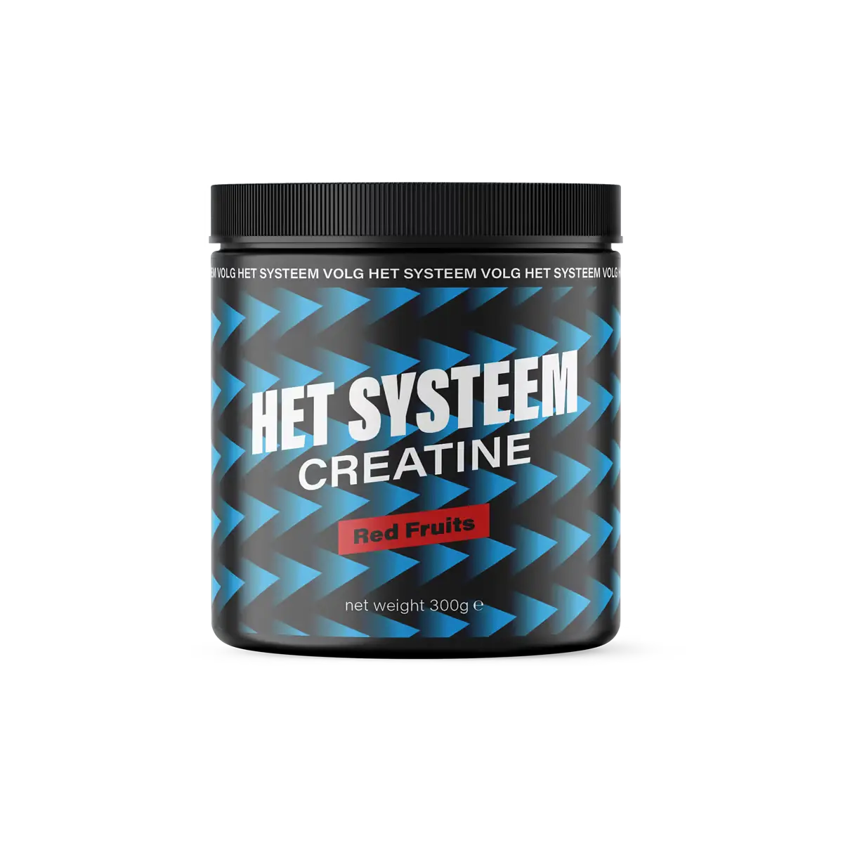 Het Systeem fitness en gezondheidsproduct, een pot creatine Red Fruits, voorkant