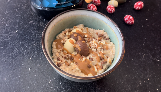 Easter protein oats